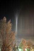 Pilares de luz sobre Latvia