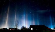 Pilares de luz sobre Latvia