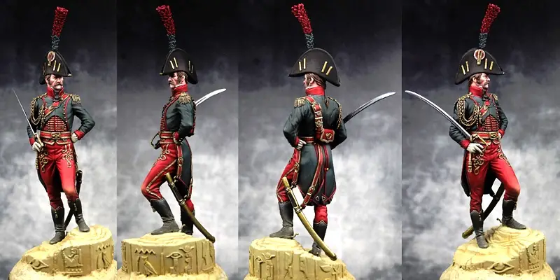Oficial napoléonico en Egipto