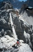 Puente en las Dolomitas