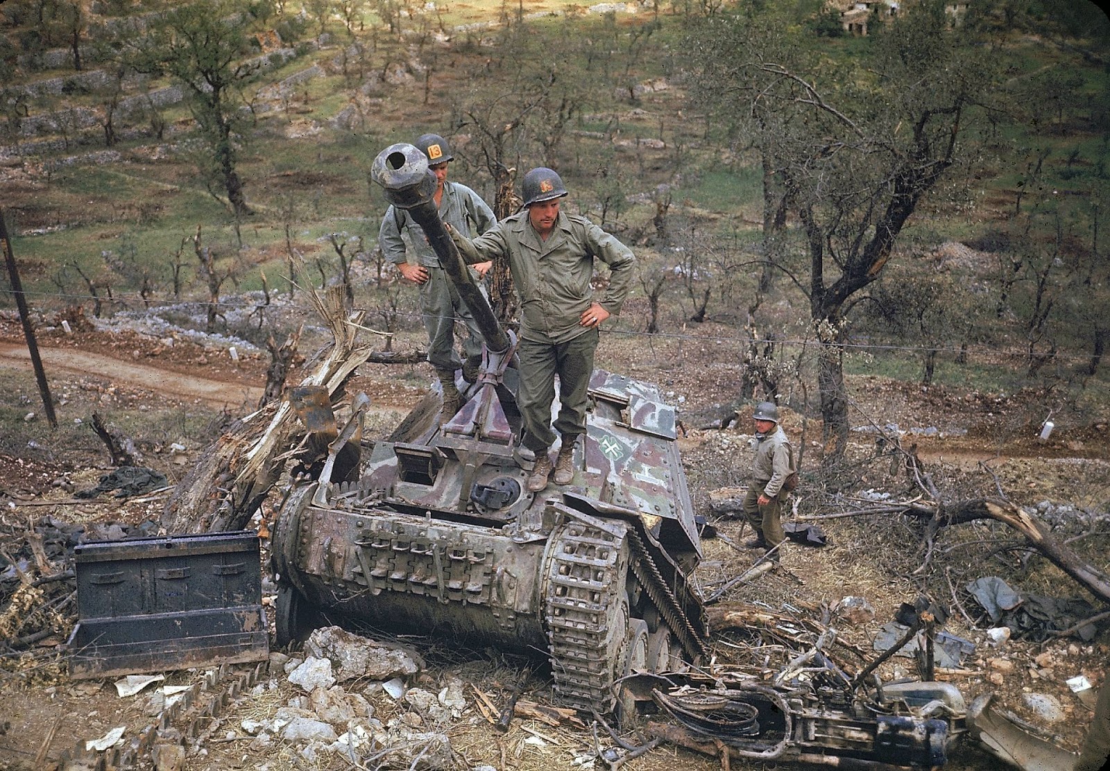 Tanques destruidos
