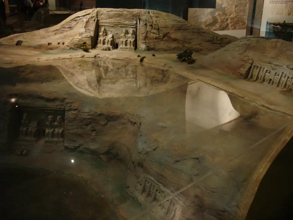 Maqueta en el Museo de reliquias Nubias de Ansuán.