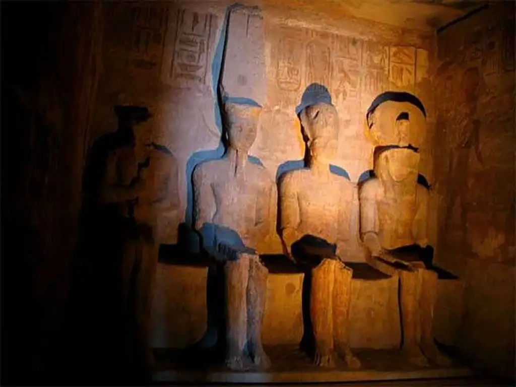 Fotografía de la mudanza de Abu Simbel.